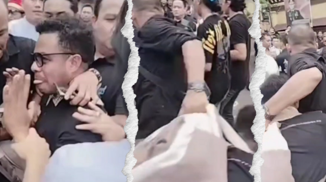 demo ricuh koalisi mahasiswa dan advokat