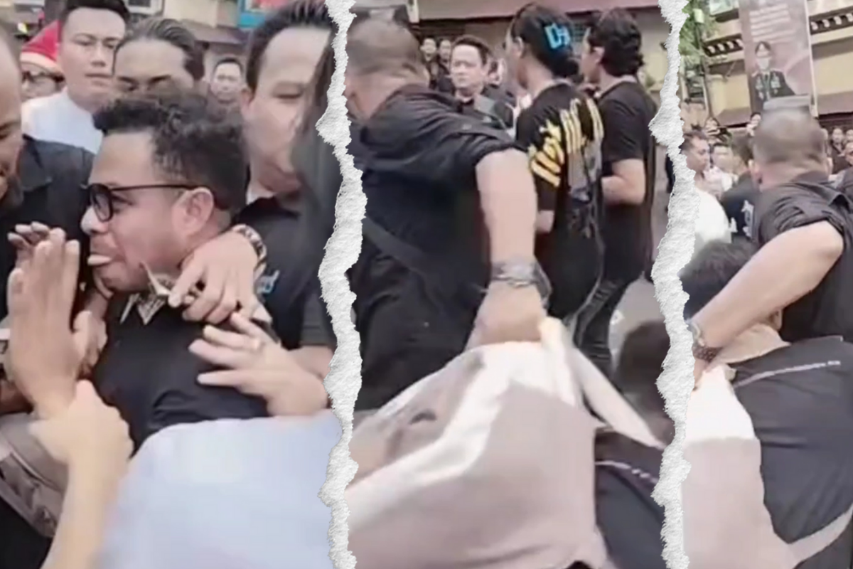 demo ricuh koalisi mahasiswa dan advokat