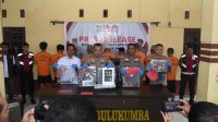 Polres Bulukumba Amankan 9 Tersangka Dan  21 Orang (Rj) Dalam Operasi Pekat Lipu 2025